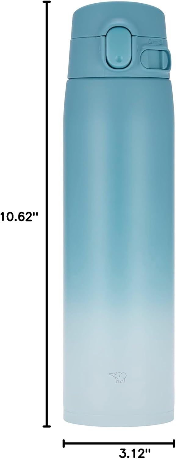 image:imageZojirushi SMVH95XZ GoCafe Insulated Stainless Steel Mug 32Ounce 95 liter PFASfree amp BPAfreeAqua Asagi