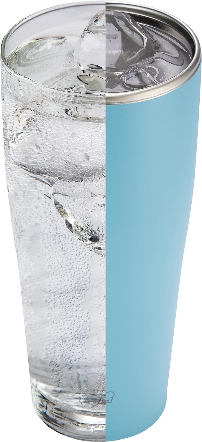 image:imageZojirushi SXHA89HVM Stainless Tumbler with Straw 30 ounces Mauve PurpleAqua Green