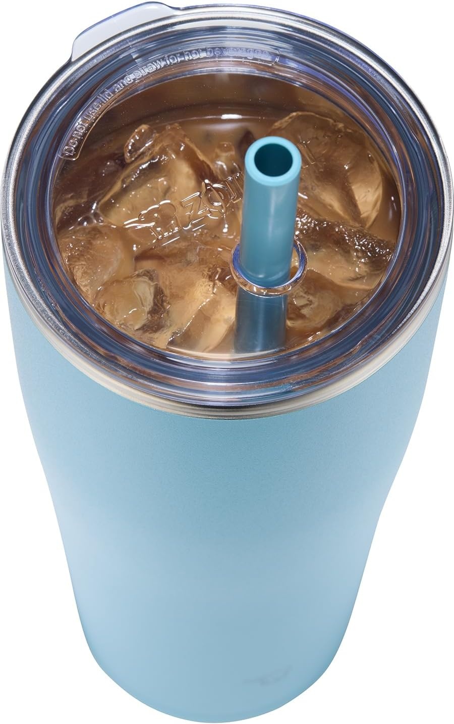 image:imageZojirushi SXHA89HVM Stainless Tumbler with Straw 30 ounces Mauve PurpleAqua Green