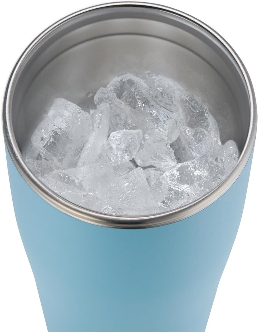image:imageZojirushi SXHA89HVM Stainless Tumbler with Straw 30 ounces Mauve PurpleAqua Green