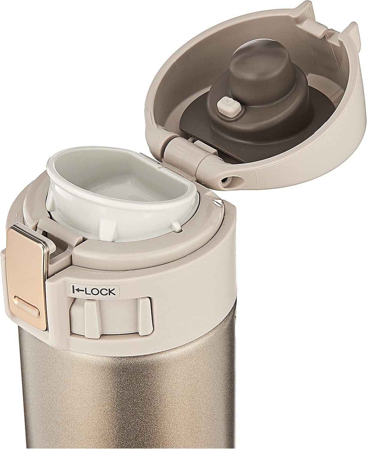 image:imageZojirushi Stainless Steel Mug 12Ounce Smoky BlueChampagne Gold
