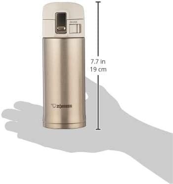 image:imageZojirushi Stainless Steel Mug 12Ounce Smoky BlueChampagne Gold
