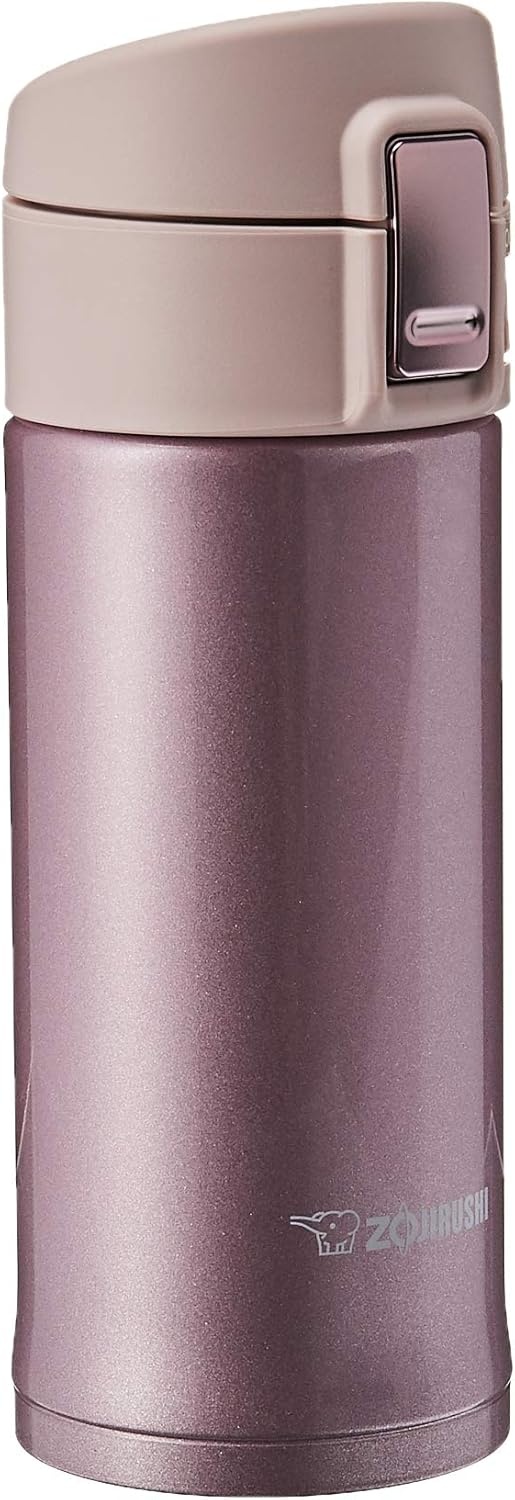 image:imageZojirushi Stainless Steel Mug 12Ounce Smoky BlueLavendar Pink