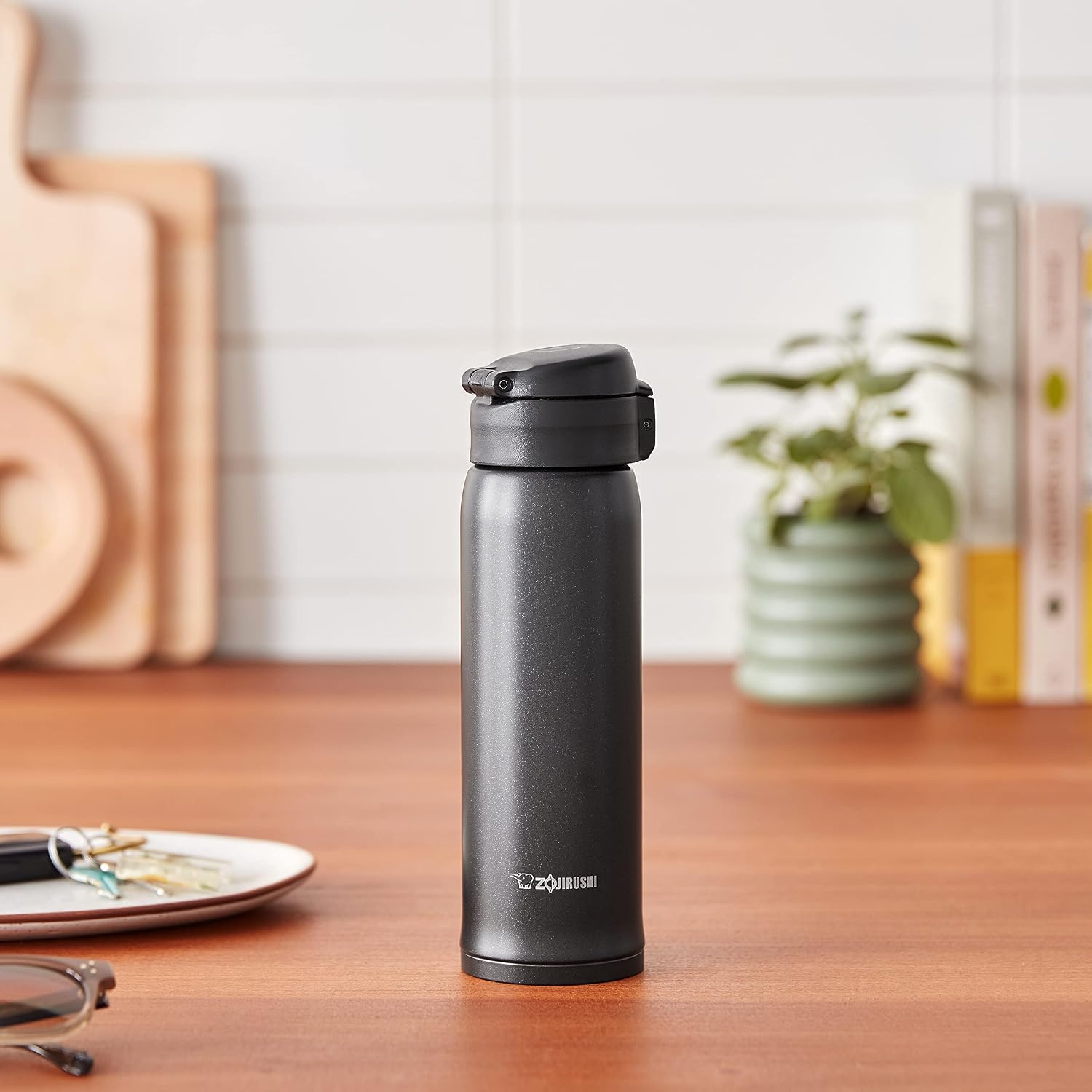 image:imageZojirushi Stainless Steel Mug 20 ounce Vivid OrangeMatte Black