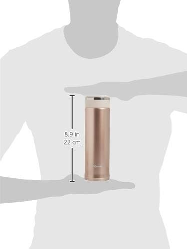 image:imageZojirushi Stainless Steel Travel Mug with Tea Leaf Filter 16Ounce046Liter Deep BluePink Champagne