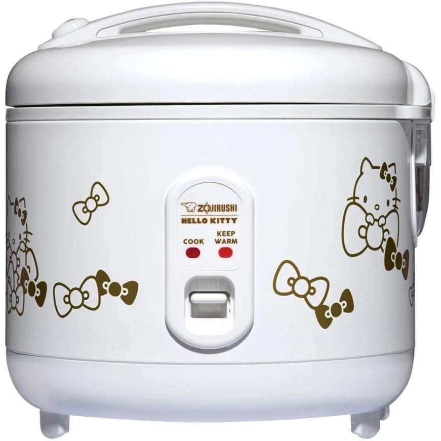 image:imageZojirushi NSRPC10FJ Rice Cooker and Warmer 10Liter TulipHello Kitty White