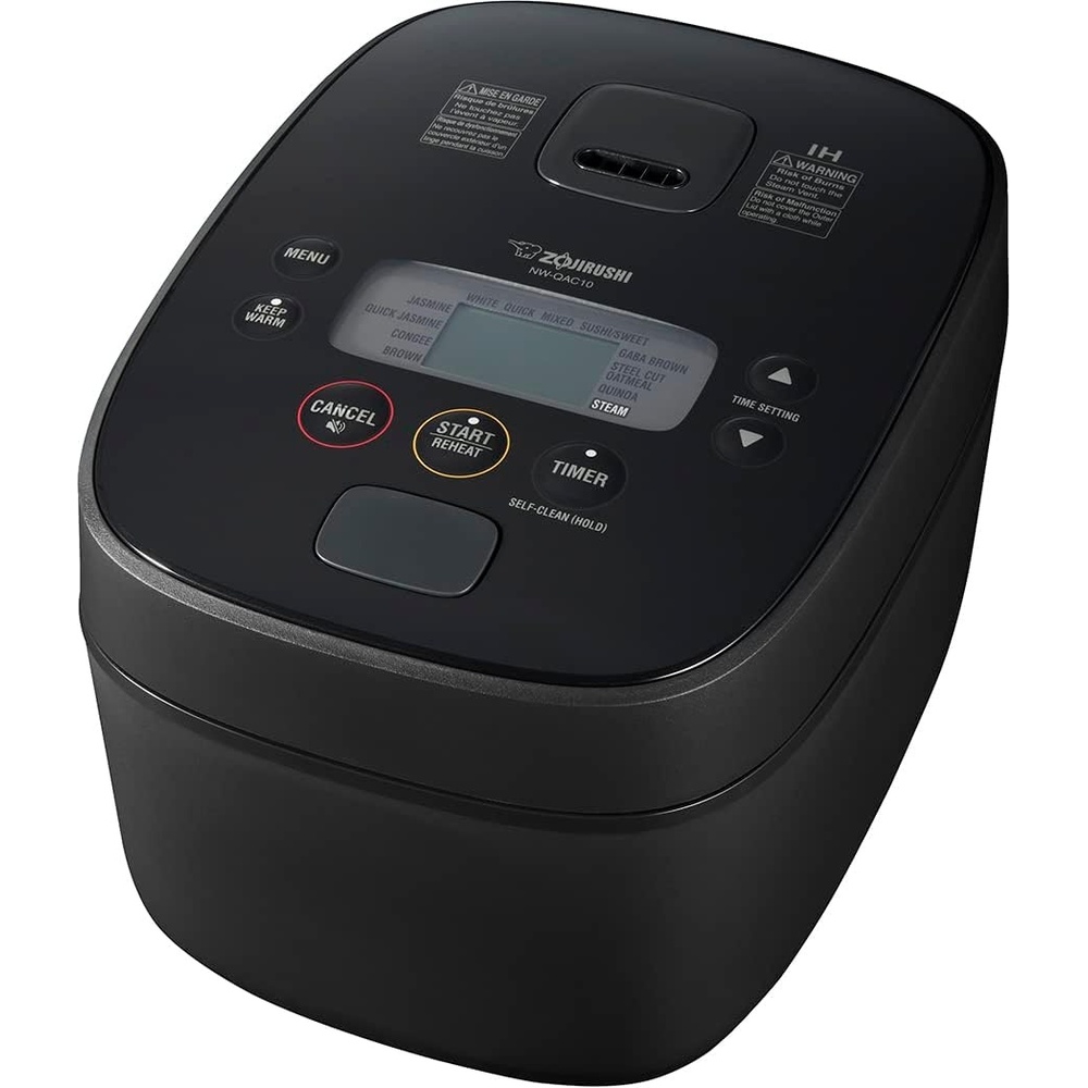 image:imageZojirushi NWQAC10 55Cup Capacity FlatTop Induction Cooker and Warmer with Custom Cooking Pan Double NonStick Coating for Easy CleanUp Black925 x 1225 x 788