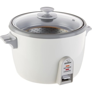 image:imageZojirushi 3 Cup Rice CookerSteamer  White10Cup