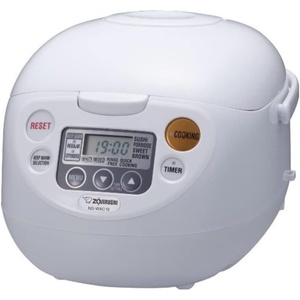 image:imageZojirushi NSWAC10WD 55Cup Uncooked Micom Rice Cooker and WarmerWhite