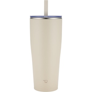 image:imageZojirushi SXHA89HVM Stainless Tumbler with Straw 30 ounces Mauve PurpleSand Beige